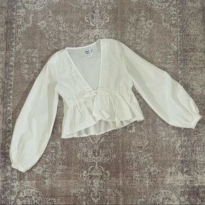Princess Polly white blouse